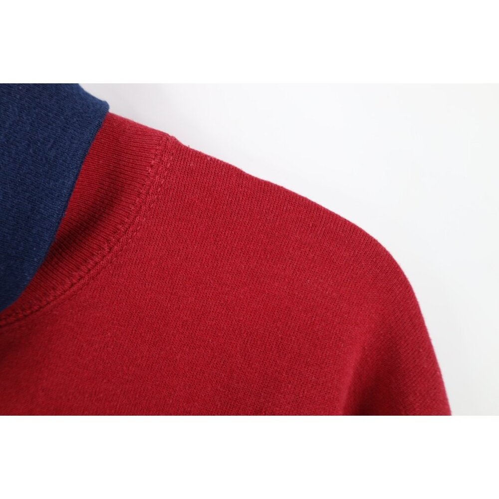 Vintage 90s Streetwear Womens Medium Faded Heart Bear Turtleneck Sweatshirt USA - Picture 10 of 15